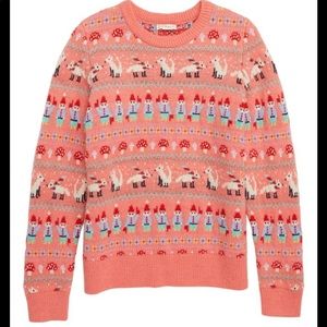 NWT crewcuts by Jcrew Gnome Sweater (Girls 14)
